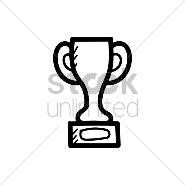 600x600 Trophy Vector Image