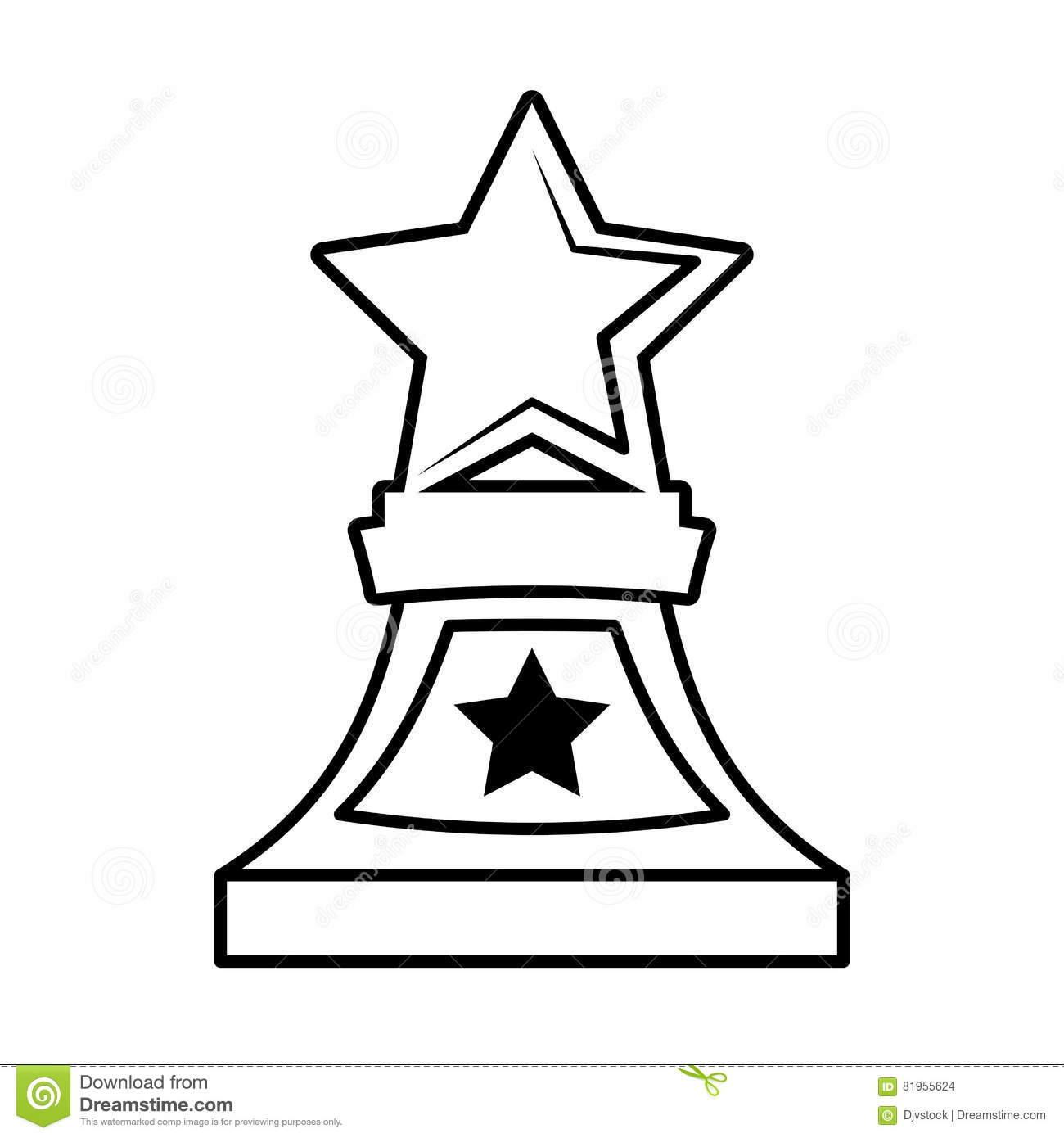 1300x1390 Trophy Outline Clipart