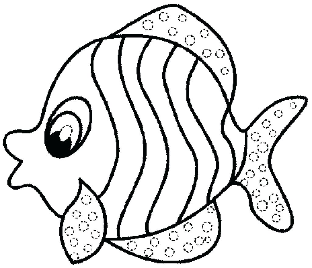 1024x882 Coloring Tropical Fish Coloring Pages Printable For Kids Pictures