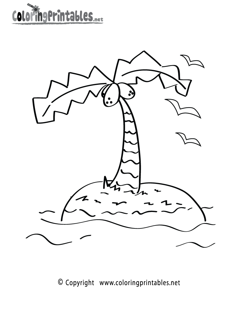 800x1035 Tropical Island Coloring Pages Coloring Page For Kids