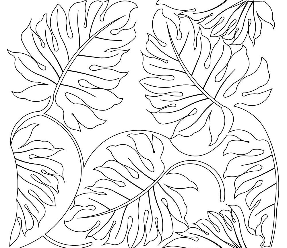 Jungle Plant Coloring Pages 5