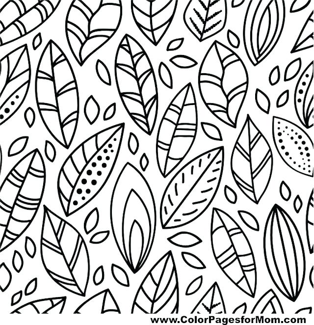 640x662 Autumn Coloring Pages For Kids Free Best Paint Night Images