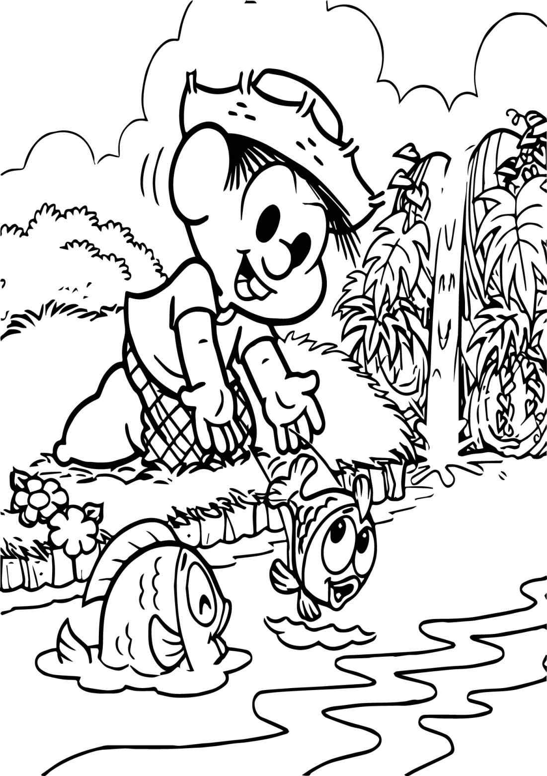 1101x1562 Brook Trout Coloring Page