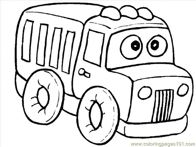 650x487 Truck Coloring Page 37 Coloring Page