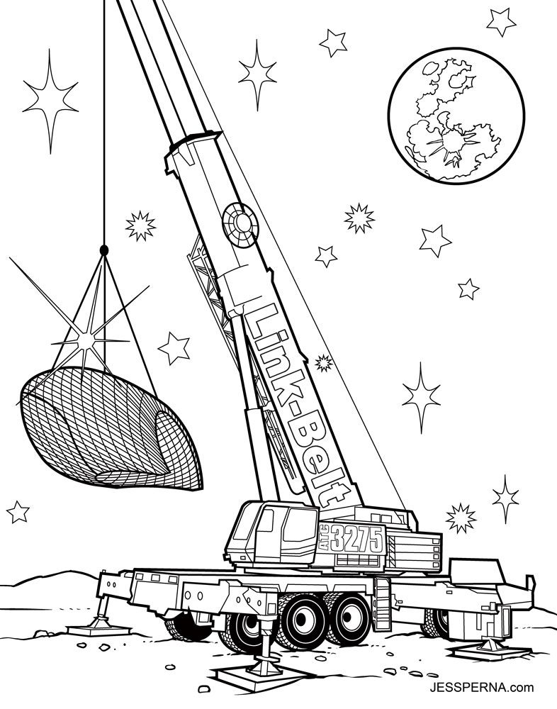 786x1000 Crane Truck Drawing.doodle Sketch Crane Vector. Doodle Sketch