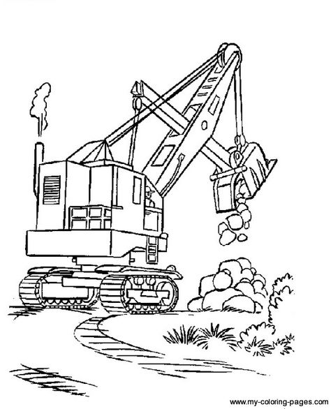 Truck Crane Drawing at GetDrawings | Free download