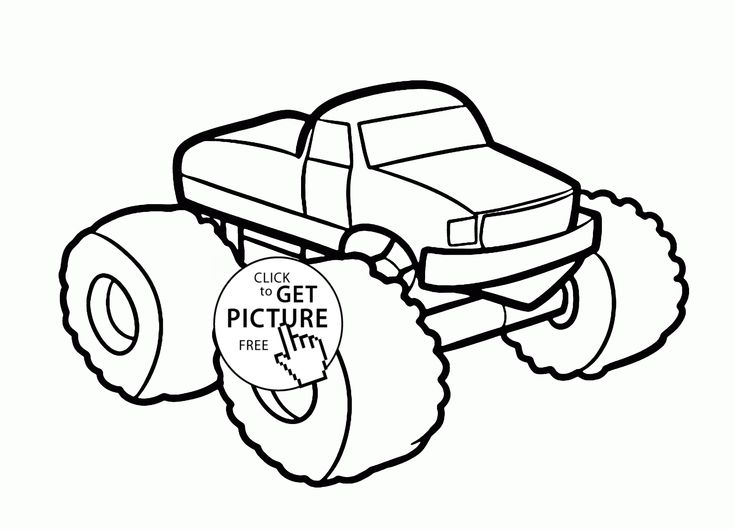 735x529 86 Best Monster Truck Coloring Pages Images