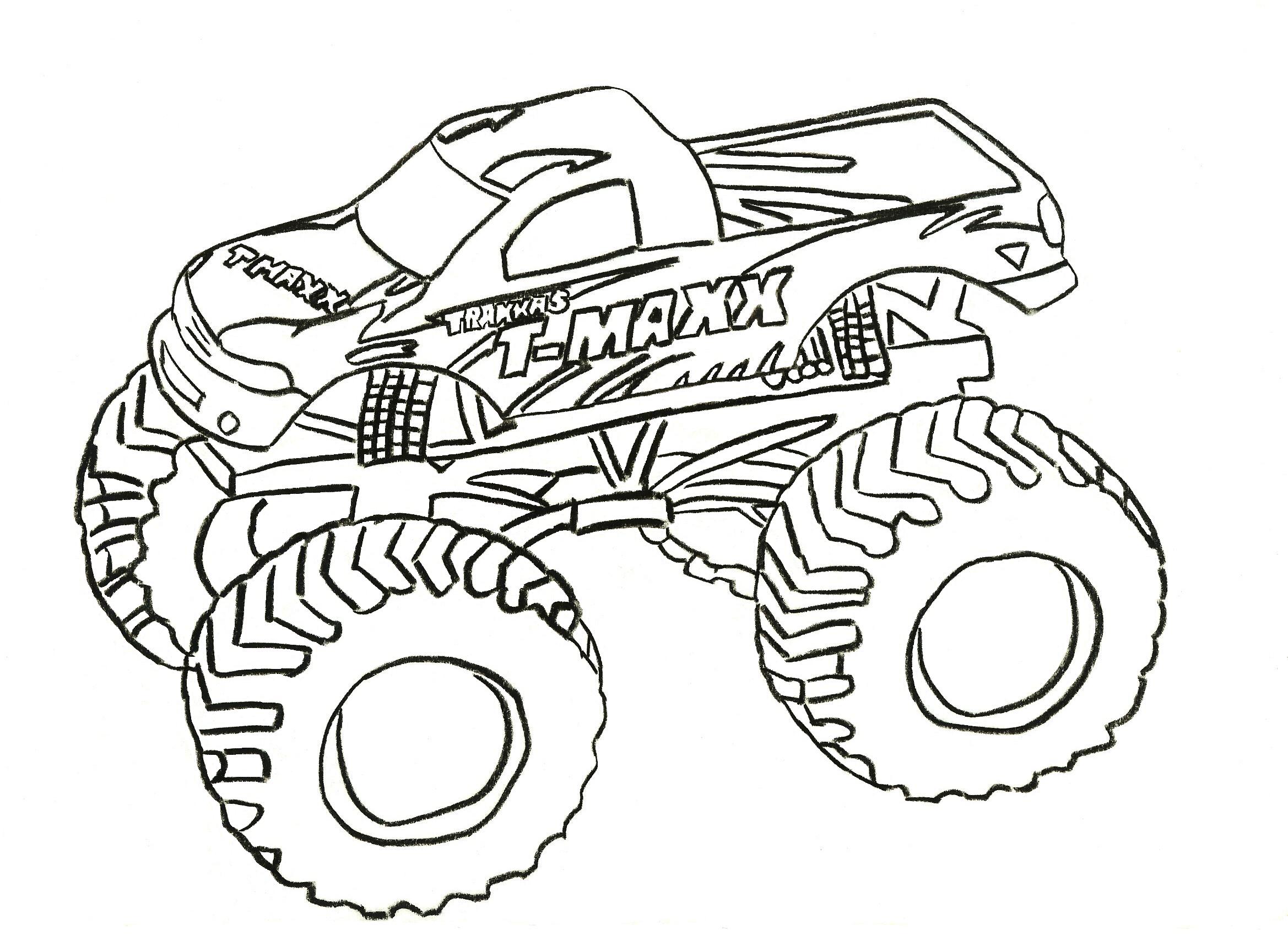 2338x1700 Monster Truck Coloring Pages Online Tags Monster Truck Coloring