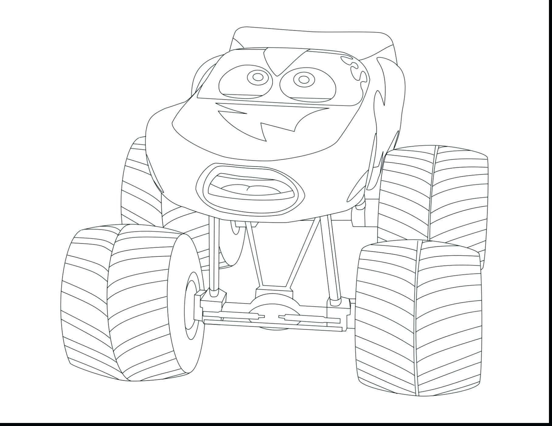 1815x1402 Coloring Mcqueen Coloring Fantastic Lightning Monster Truck