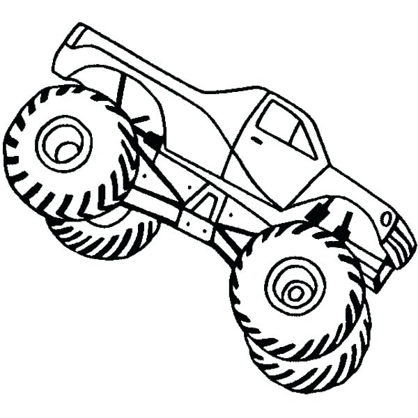 600x600 Monster Trucks To Color And Print Coloring Pages Draw A Monster