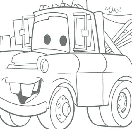 451x439 Mater Coloring Pages Photo Of Gallery Line Drawings Online
