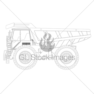325x325 Yellow Mining Dump Truck Gl Stock Images