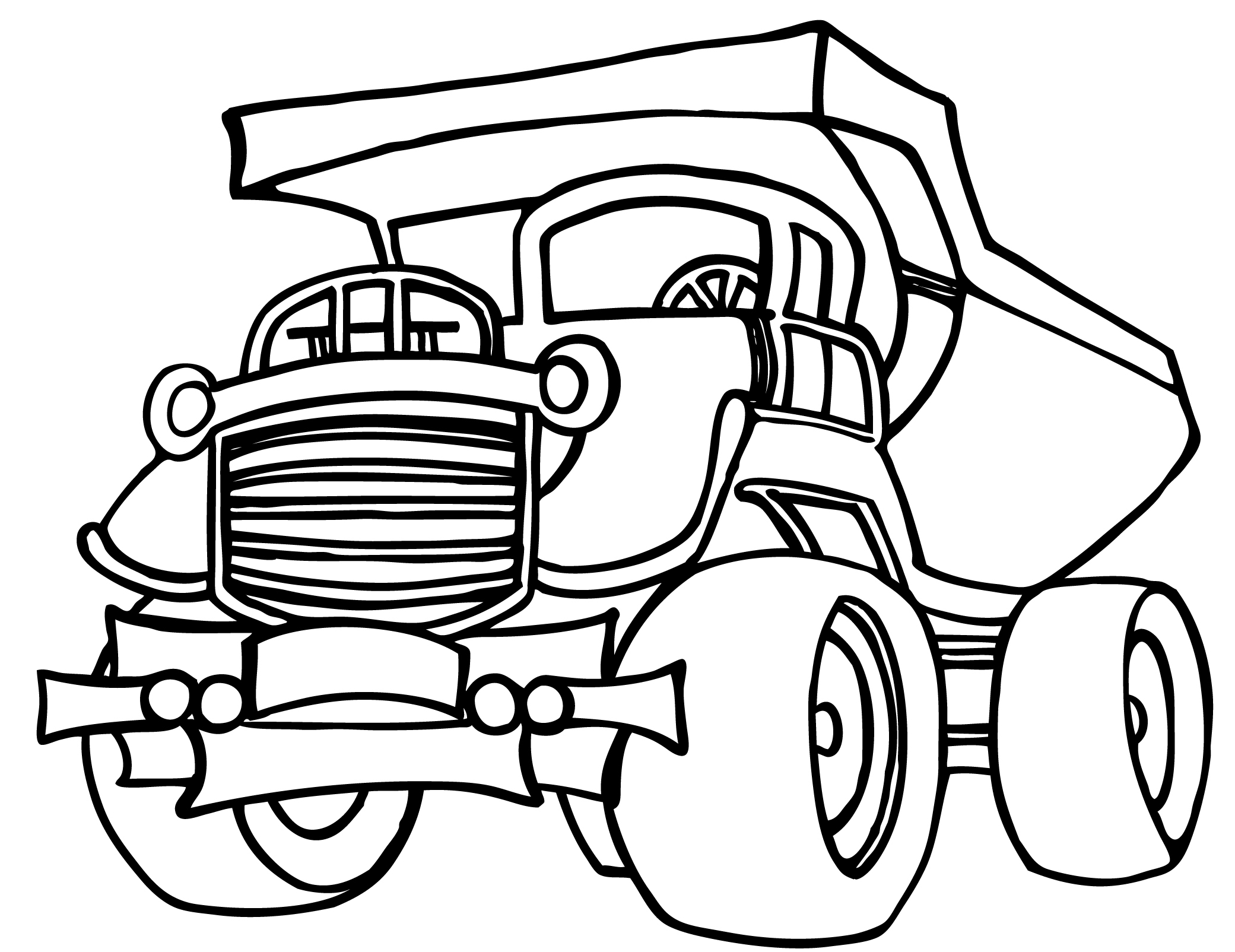 2081x1604 Coloring Pages Dump Truck Coloring Pages Page Printable Me Line