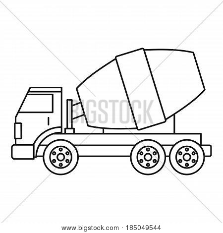 450x470 Truck Concrete Mixer Icon Outline Vector Amp Photo Bigstock