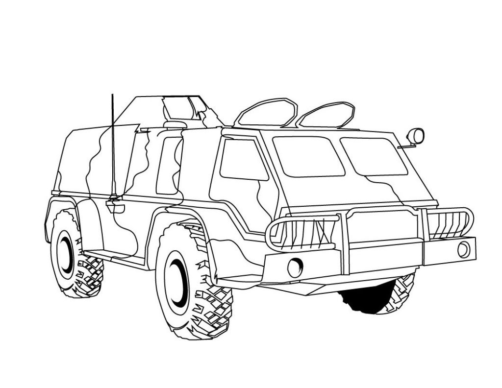 1024x792 Free Printable Army Coloring Pages For Kids Swat Truck Coloring
