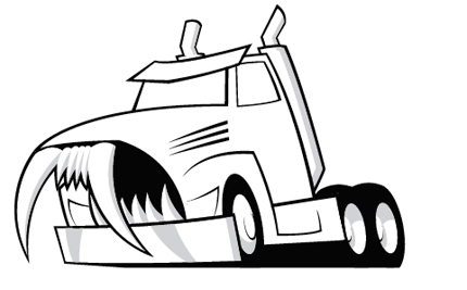 430x267 Drawn Truck Big Truck