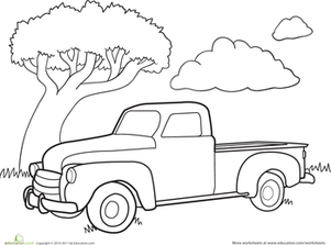 301x223 Finish The Truck Drawing Worksheet