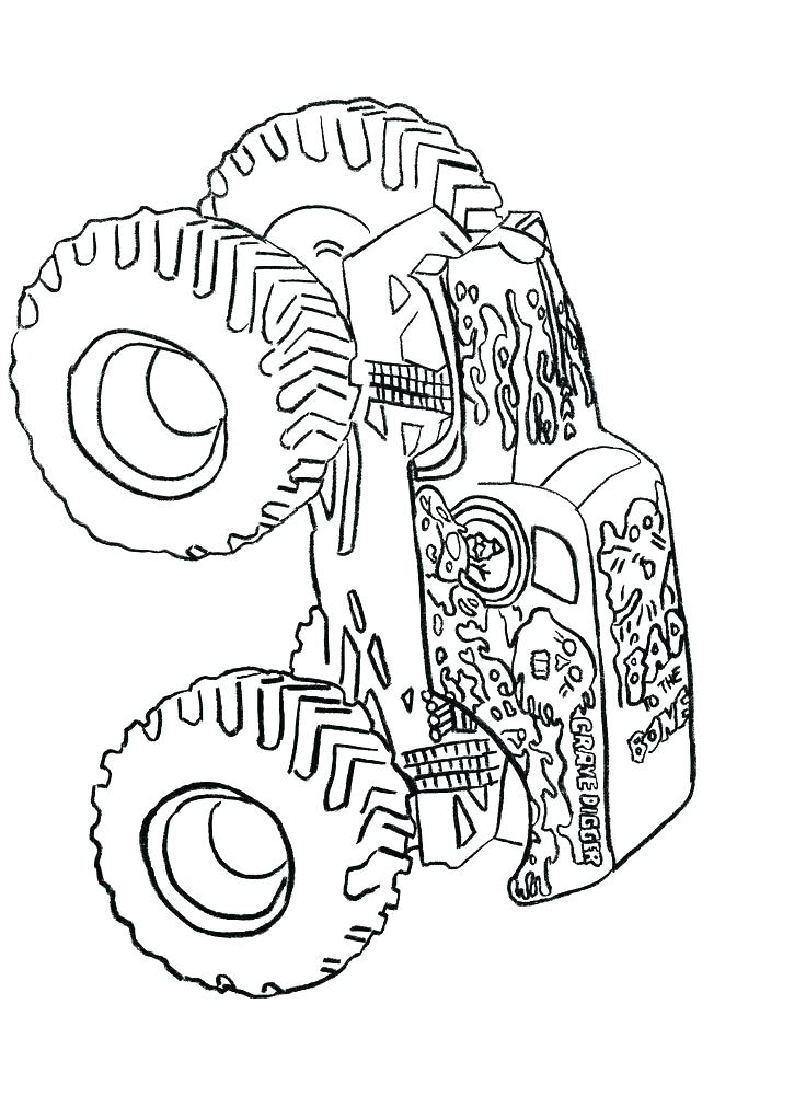 736x1012 Monster Jam Coloring Pages For Kids Drawing Monster Jam Truck