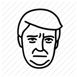 256x256 Donald Trump, Face, Man, Person, Persona, User Icon Icon Search