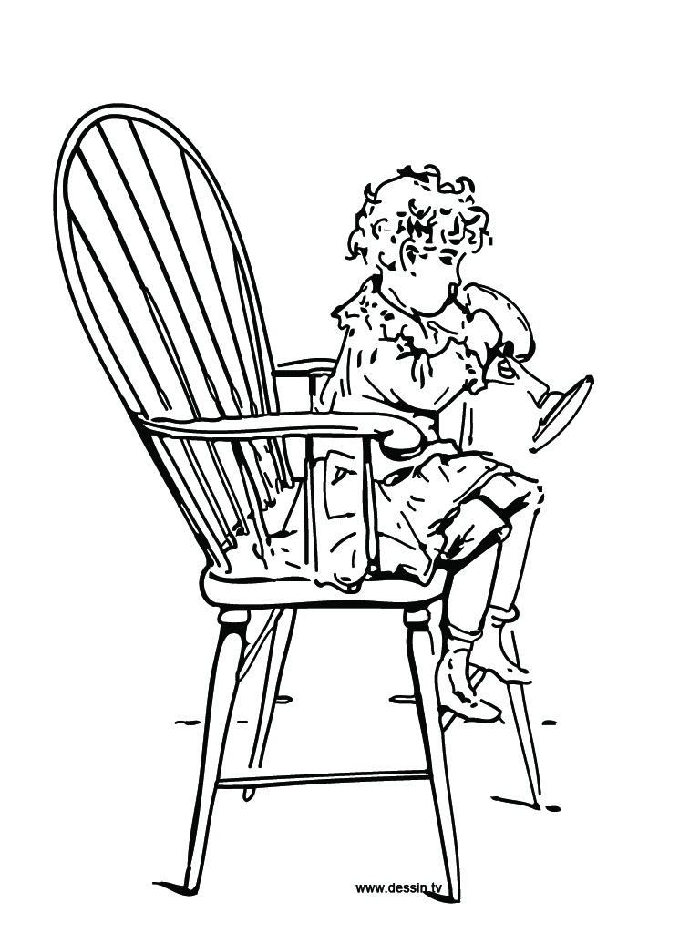 768x1024 Coloring Little Girl Playing Trumpet