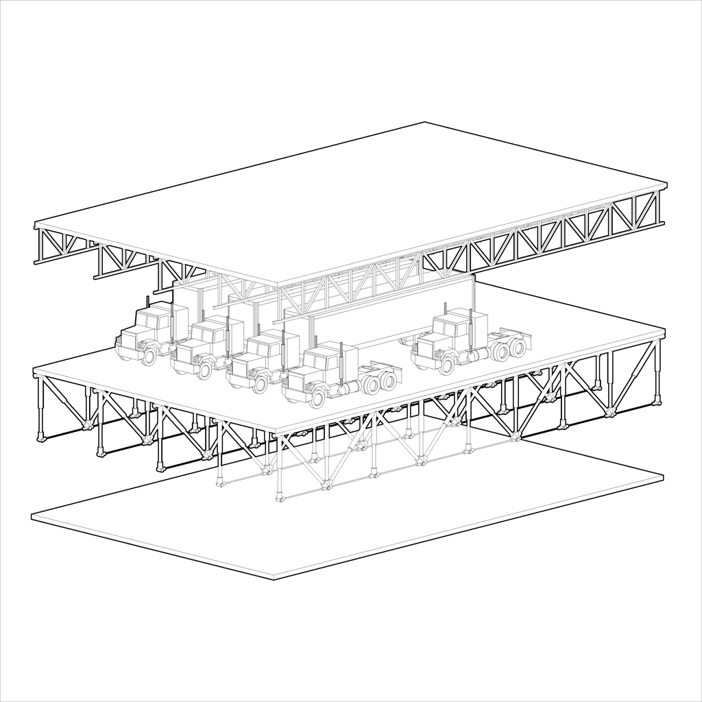 1024x1024 Variable Geometry Truss