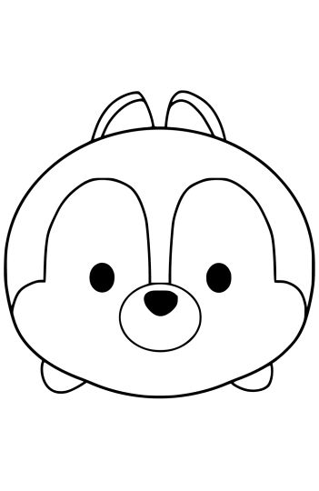 351x540 Tsum Tsum Coloring Pages