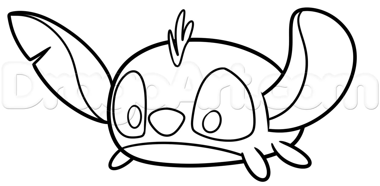 1329x651 Tsum Tsum Stitch Drawing