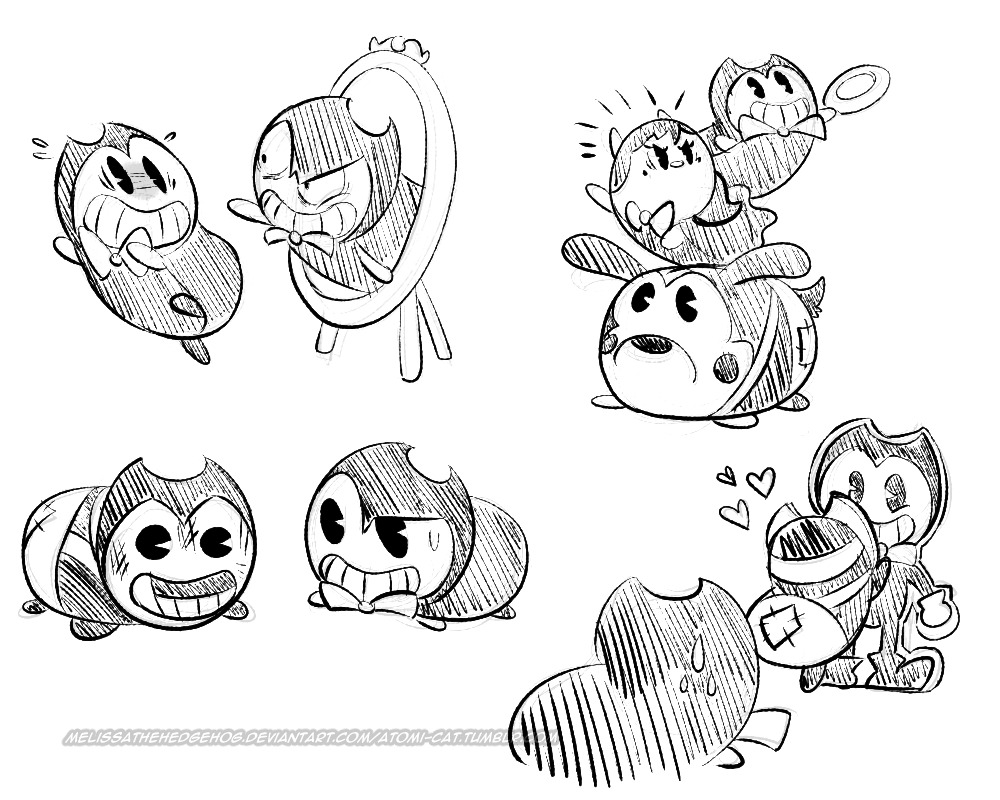 1000x800 Atomi Cat Bendy And The Tsum Machine I Don'T