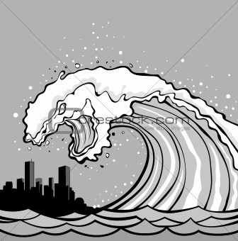 336x340 Image 3763076 Tsunami Monster From Crestock Stock Photos