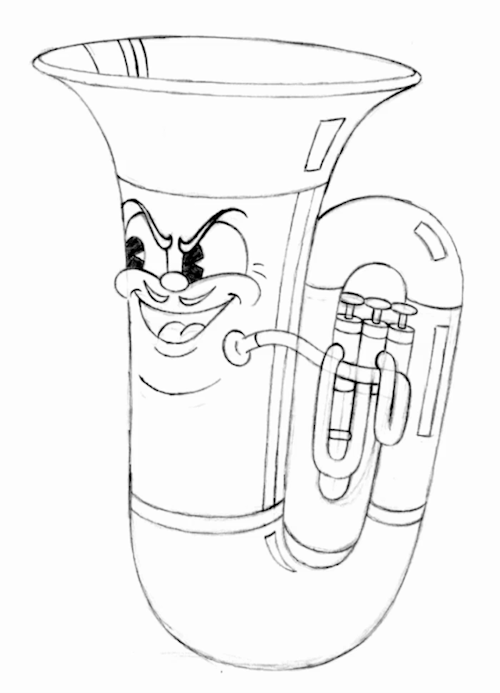 500x693 Forever Taking Notes Jake Clark Here's The Toy Tuba Enemy