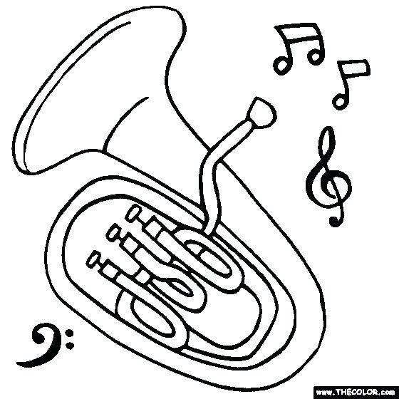 Tuba Drawing at GetDrawings | Free download