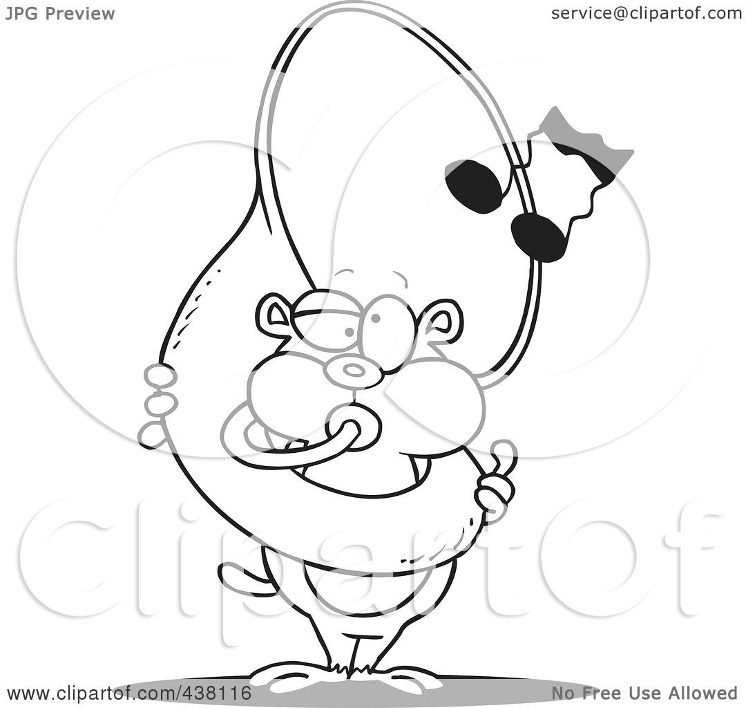 1080x1024 Royalty Free (Rf) Clip Art Illustration Of A Cartoon Black