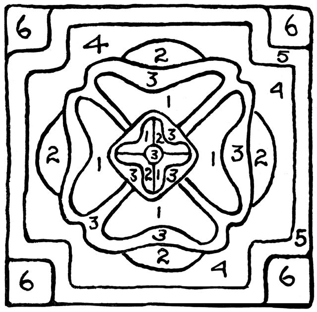 640x630 Tudor Rose Pattern Bedding Clipart Etc