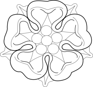 298x279 Bampw Tudor Rose Clip Art