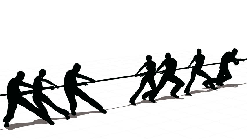 852x480 Tug Of War People Silhouette Stock Footage Video 344569 Shutterstock