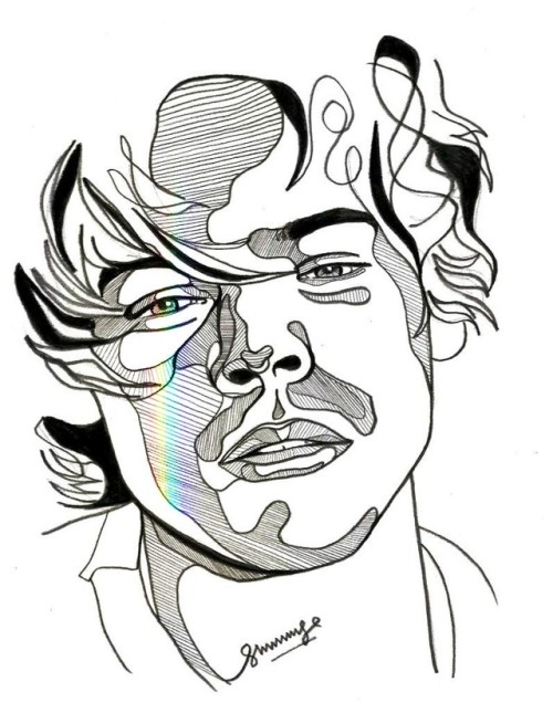 500x645 Harry Styles Sketches Tumblr