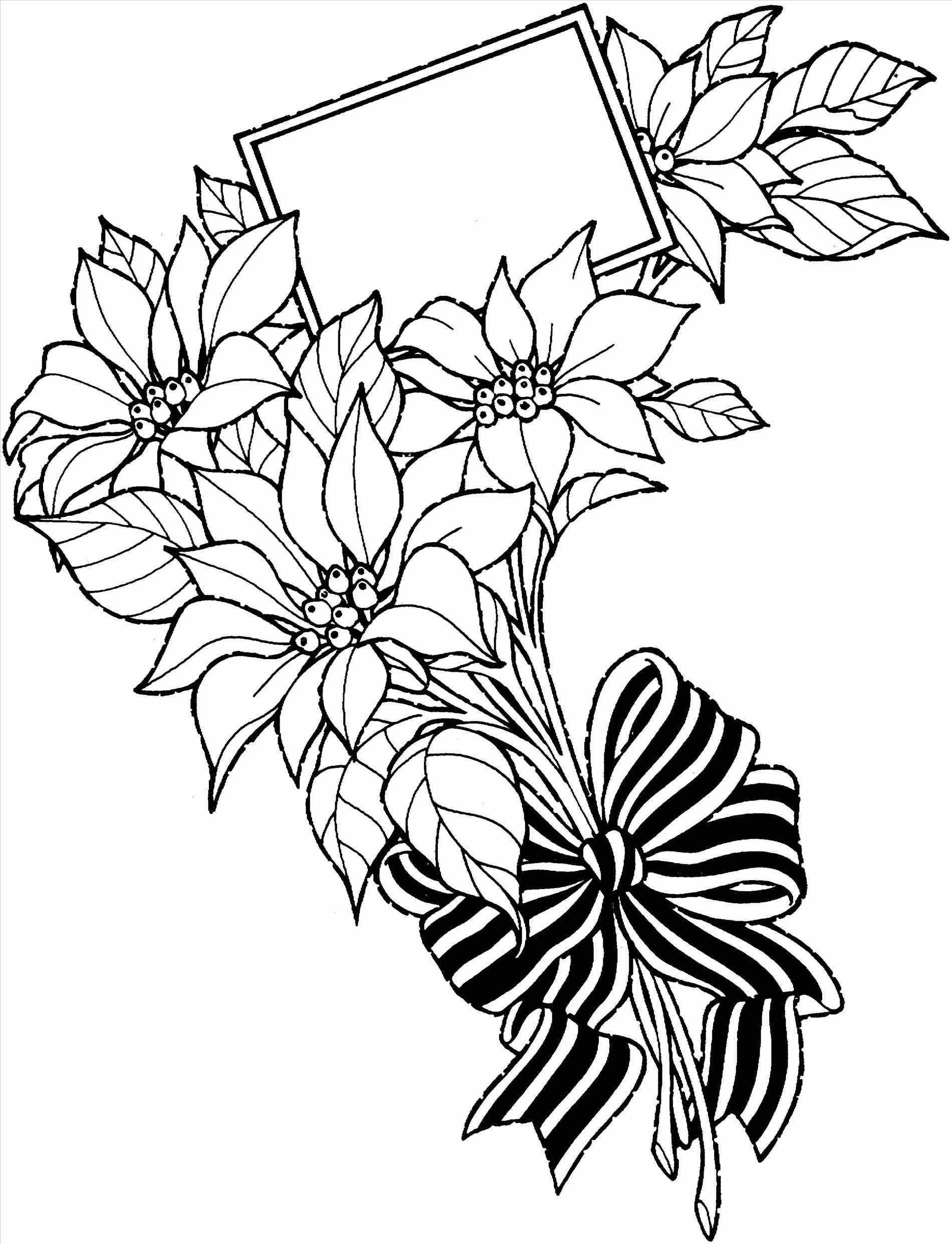 1900x2482 Drawing Bouquet Coloring Pages Inside Tumblr Flower Bunch
