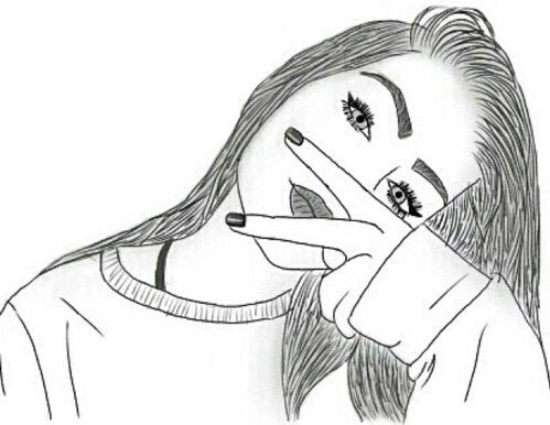 499x386 7 Best Outline Drawings Images On Girl Drawings