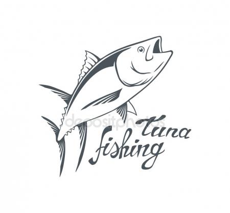 450x416 Tuna Fish Icon Stock Vector Kvasay