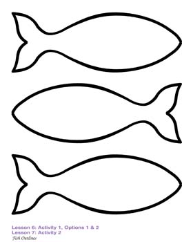 264x350 Fish Outline Clip Art