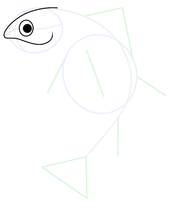540x679 How To Draw A Fish Cartoon