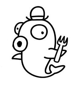 256x291 Tuna Fish Drawing