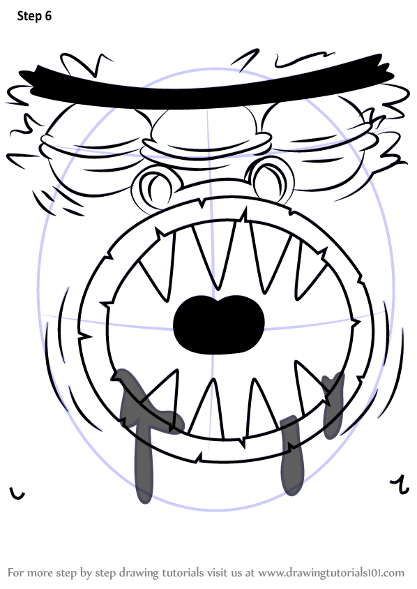 598x844 Learn How To Draw Tunnel Eater From Breadwinners (Breadwinners