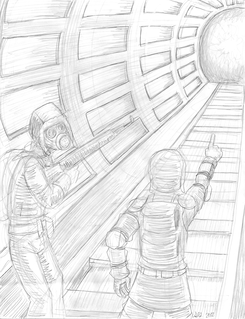 844x1097 Metro 2033 Tunnels skrq  By Rad Puppeteersketch