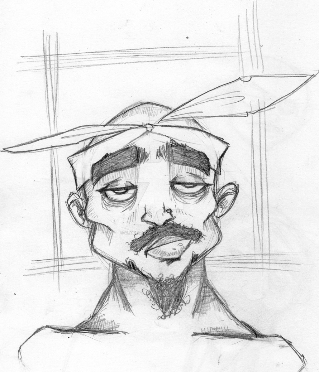 1024x1193 Tupac By Geordieboy1985