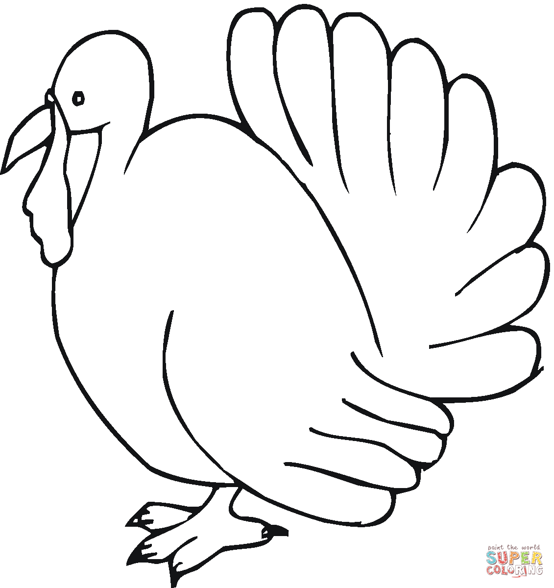 1131x1200 Turkey Outline Coloring Page Free Printable Coloring Pages