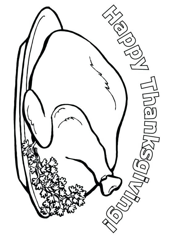 580x772 Dinner Coloring Pages Thanksgiving Meal Coloring Pages