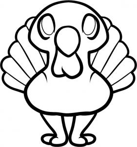 281x302 Turkey Drawing