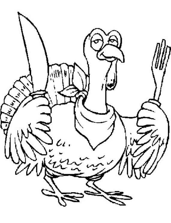 570x744 Free Coloring Sheets For Thanksgiving