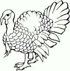 236x241 Free Printable Turkey Coloring Page For Kids Turkey Colors, Free